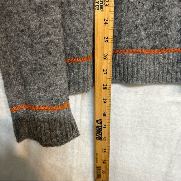 Retro Y2K Old Navy Lambswool Wool Sweater 2X Men’s Contrasting Trim Boxy - Picture 3 of 6